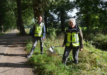 Plandelen door de straten van Heino