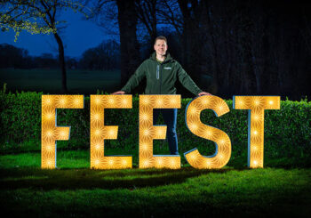 Met de lichtletters van Partyletter laat je jouw feest shinen