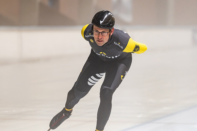 “Ik kan niet berekenend schaatsen. Bij mij is het alles of niets”