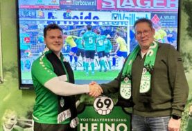 Bryan Davies trainer tweede selectieteam vv Heino             